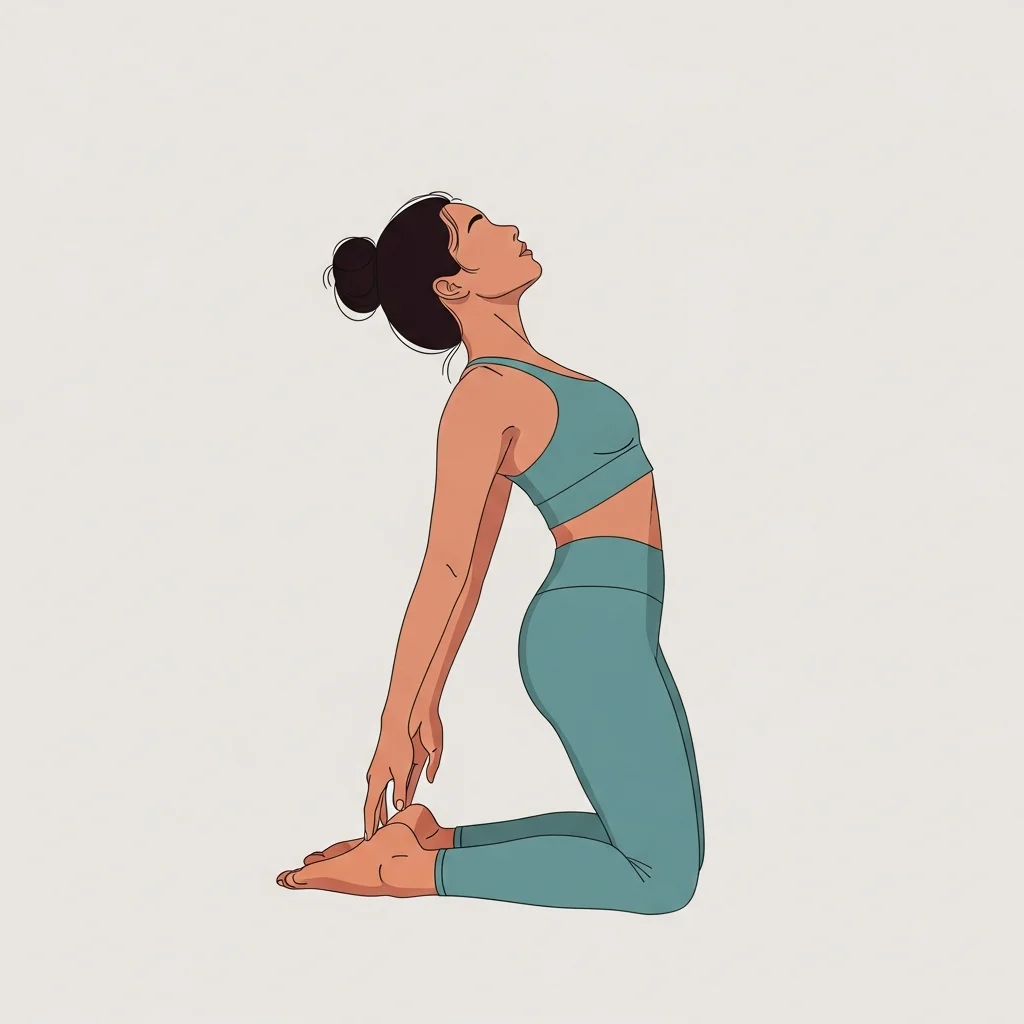 Camel Pose (Ustrasana) yoga pose