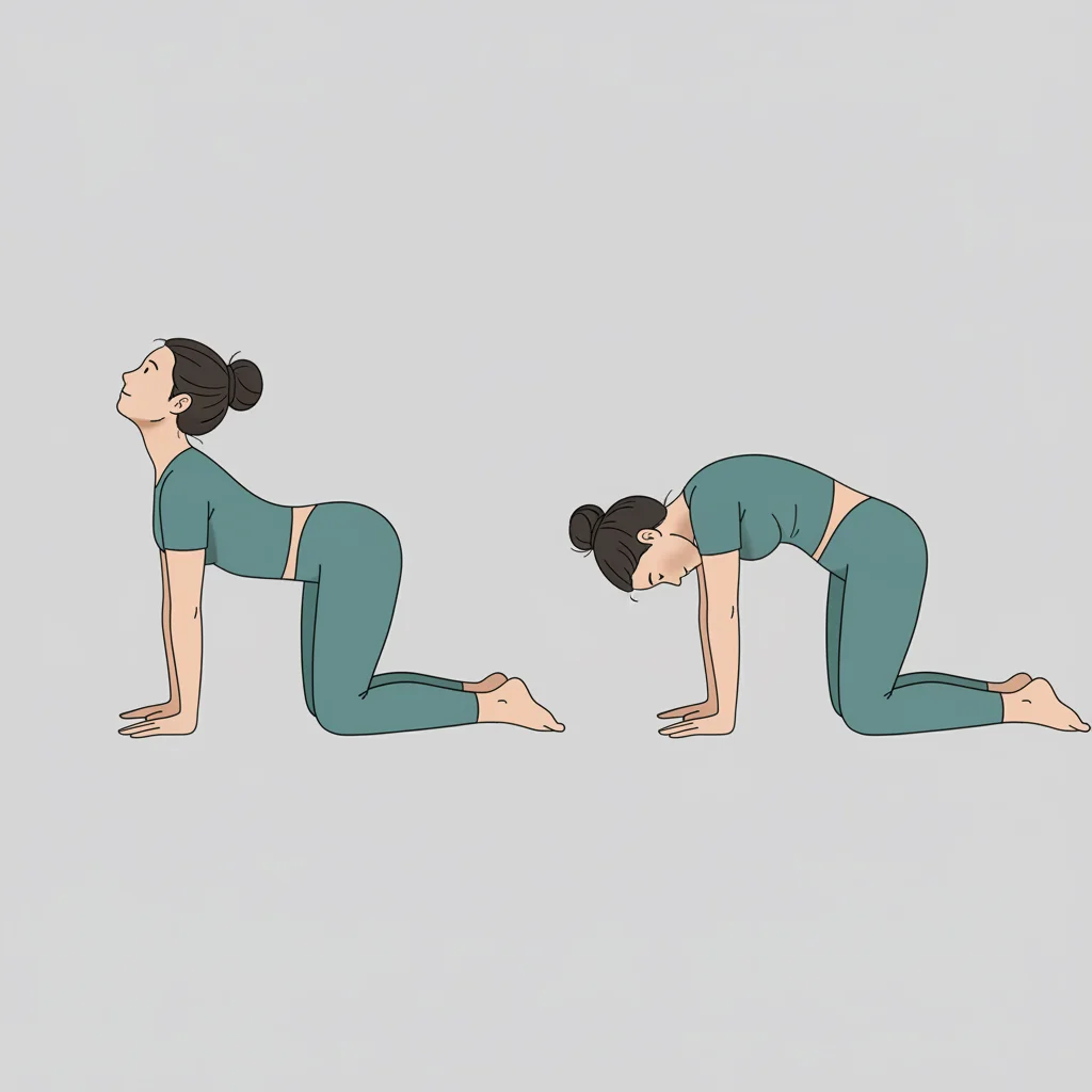 Cat-Cow Pose (Marjaryasana-Bitilasana) yoga pose