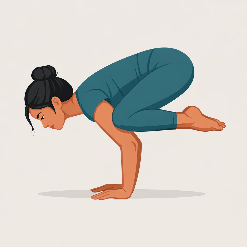 Crow Pose (Bakasana) yoga pose