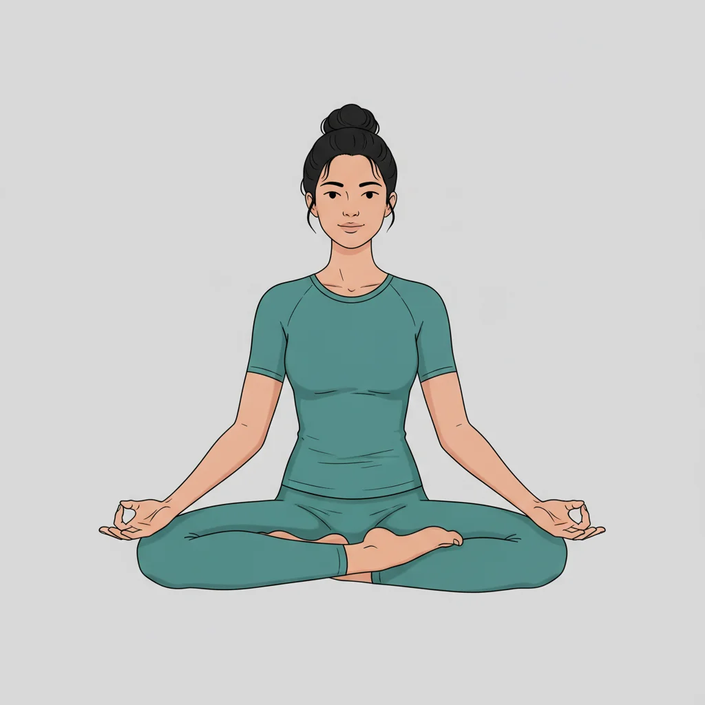 Easy Pose (Sukhasana) yoga pose