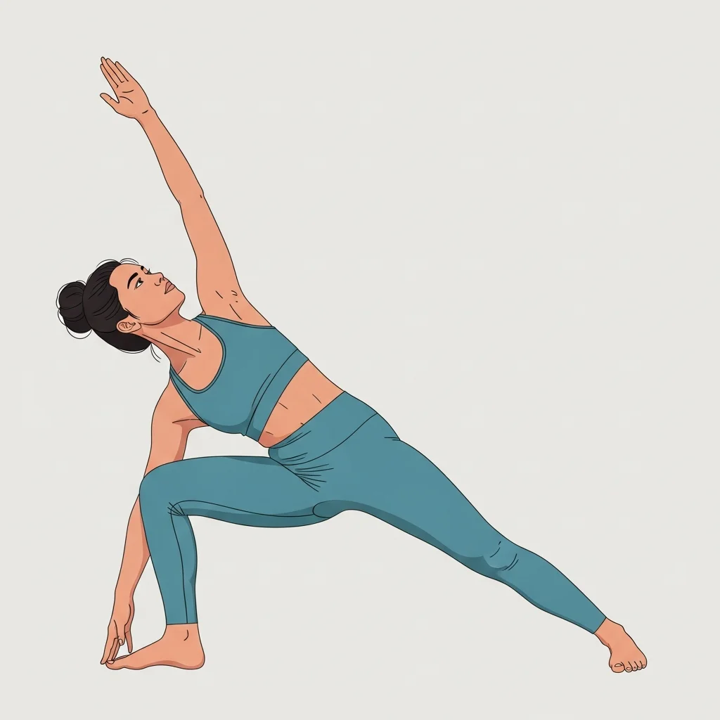 Extended Side Angle (Utthita Parsvakonasana) yoga pose