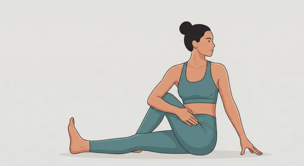 Half Lord of the Fishes (Ardha Matsyendrasana) yoga pose