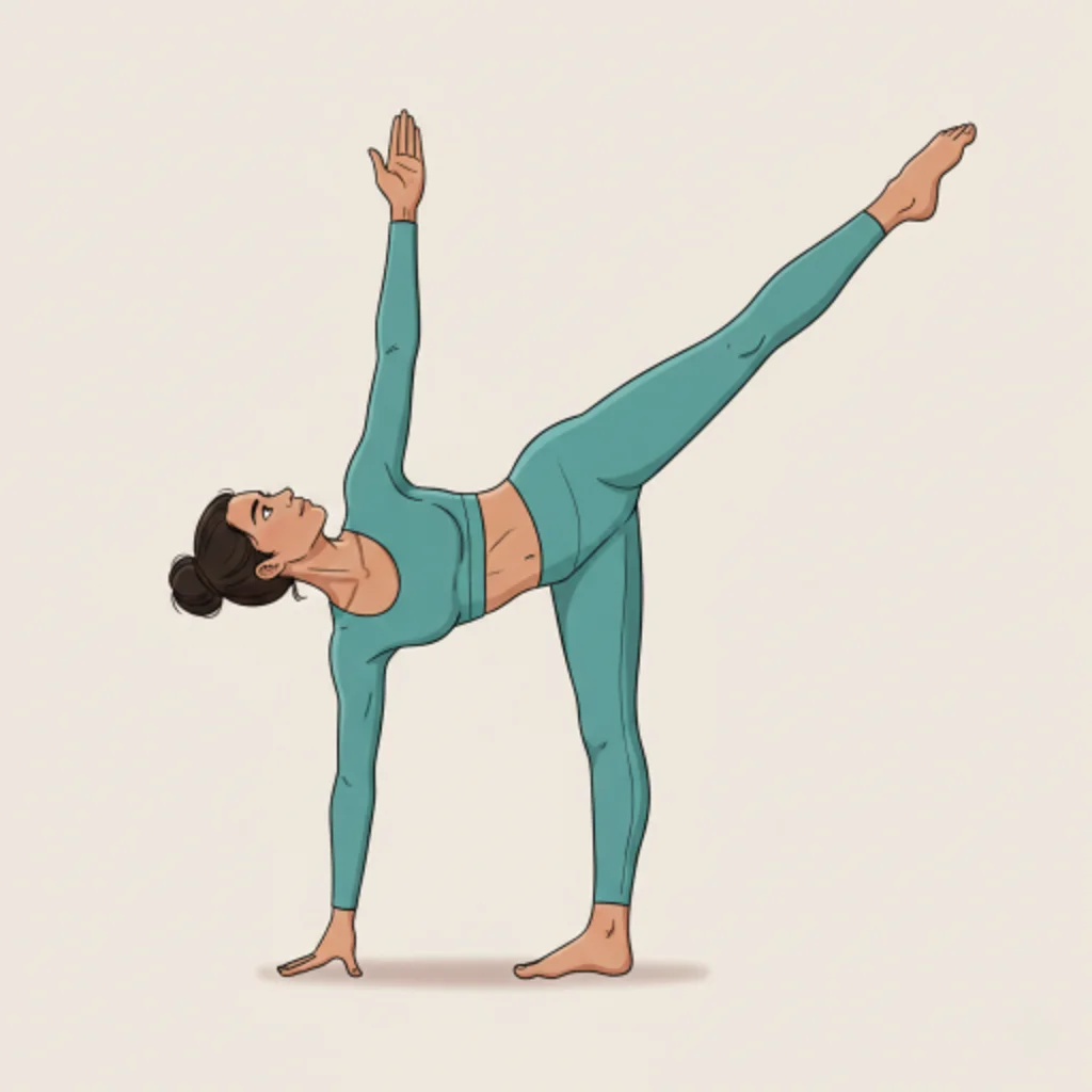 Half Moon Pose (Ardha Chandrasana) yoga pose