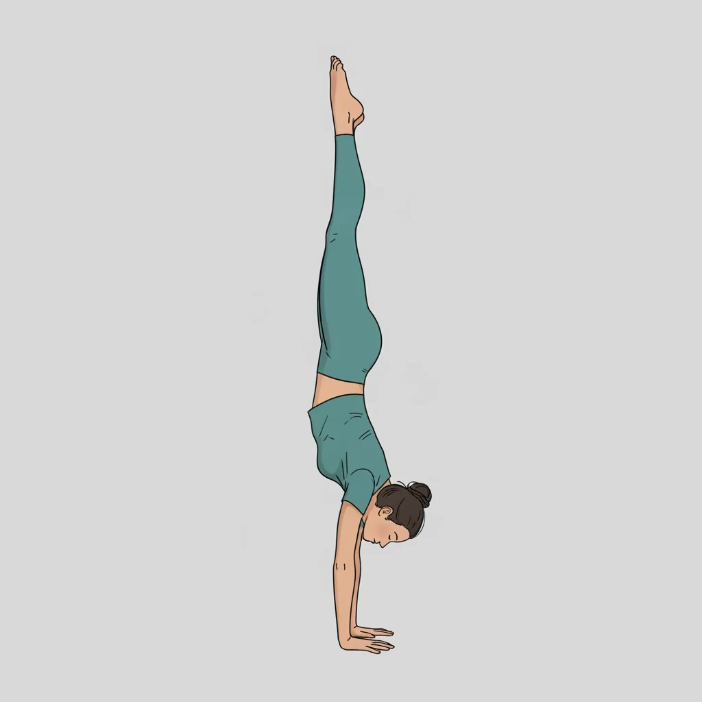 Handstand (Adho Mukha Vrksasana) yoga pose