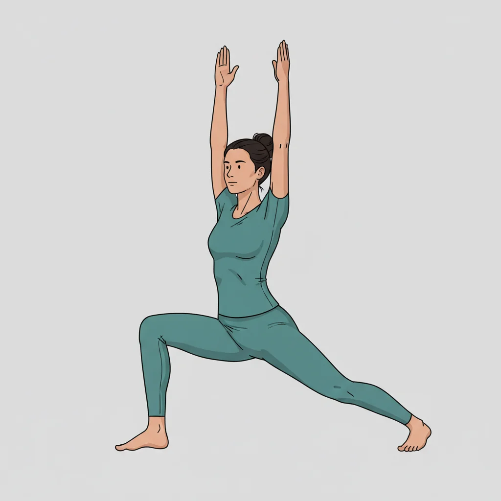 High Lunge (Ashta Chandrasana) yoga pose