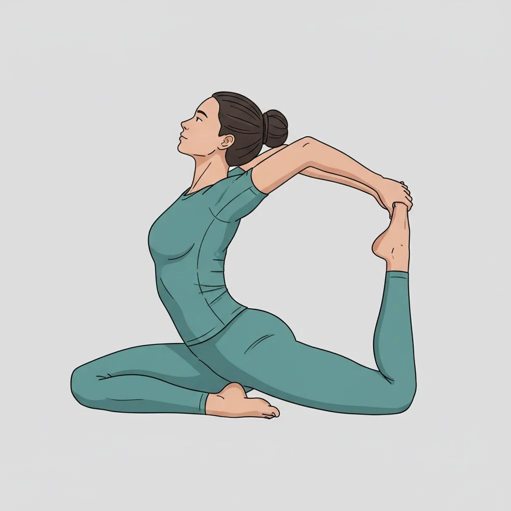 King Pigeon Pose (Eka Pada Rajakapotasana) yoga pose
