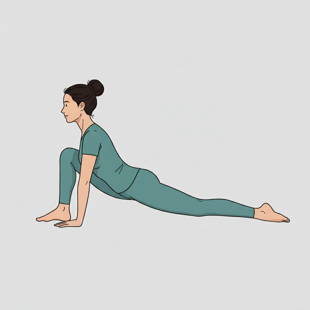 Lizard Pose (Utthan Pristhasana) yoga pose