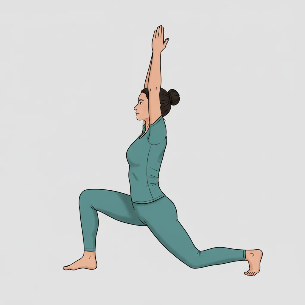 Low Lunge (Anjaneyasana) yoga pose