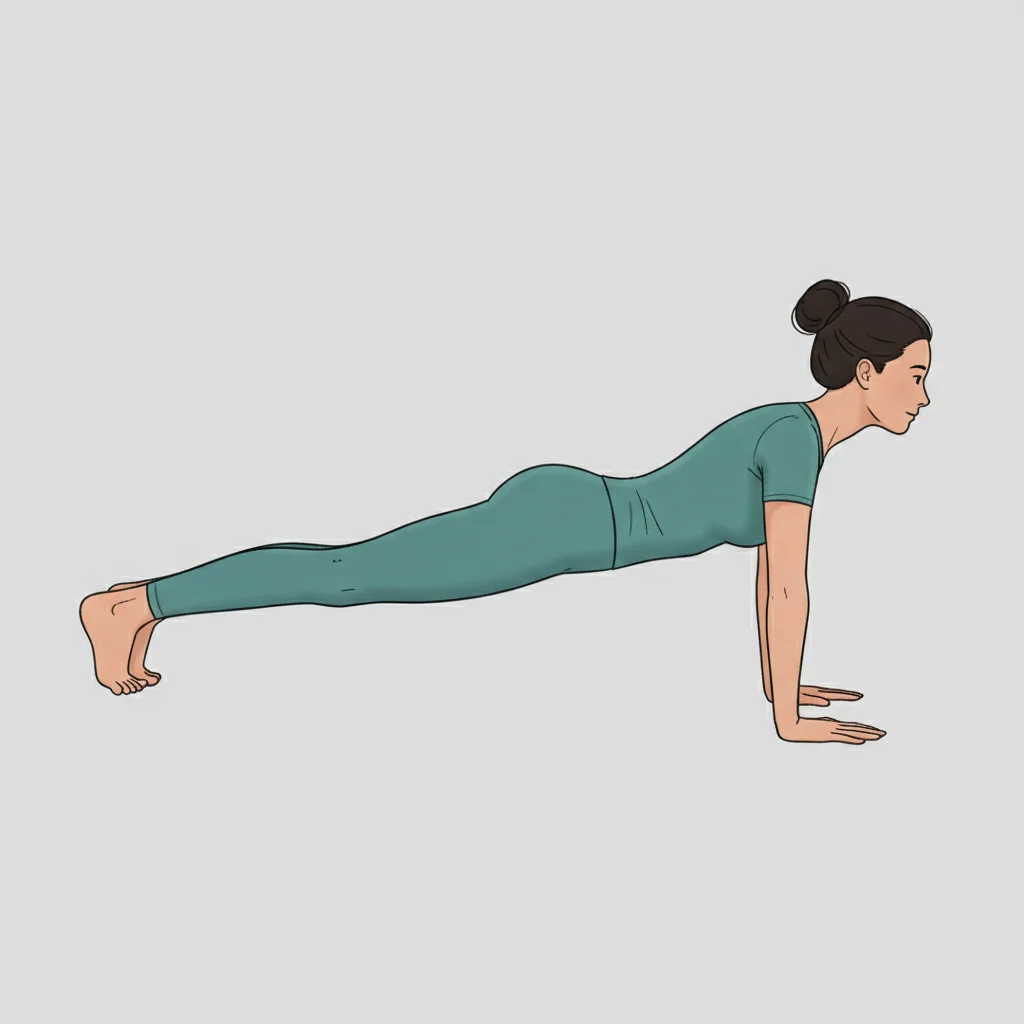Plank Pose (Phalakasana) yoga pose