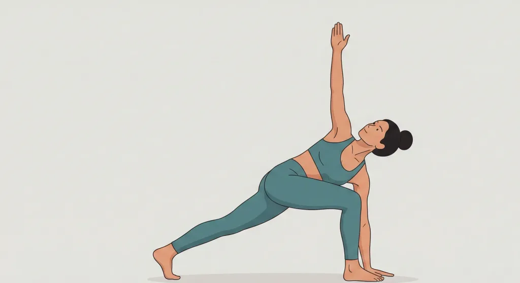 Revolved Side Angle (Parivrtta Parsvakonasana) yoga pose
