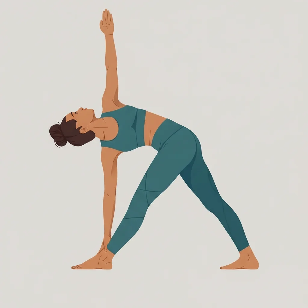 Revolved Triangle (Parivrtta Trikonasana) yoga pose