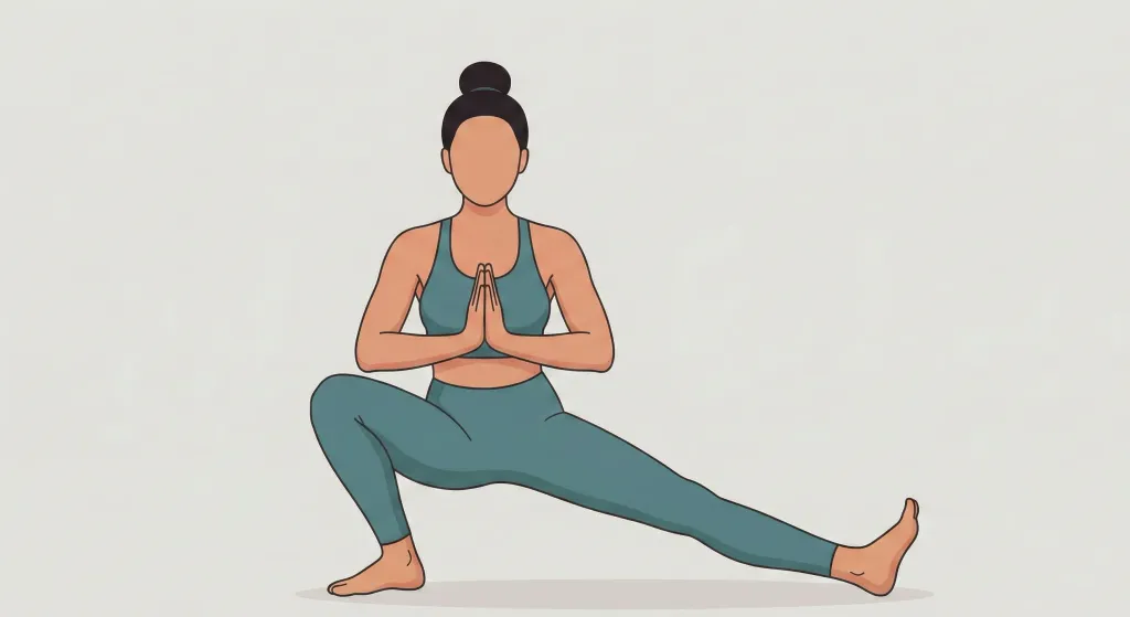 Side Lunge Pose (Skandasana) yoga pose