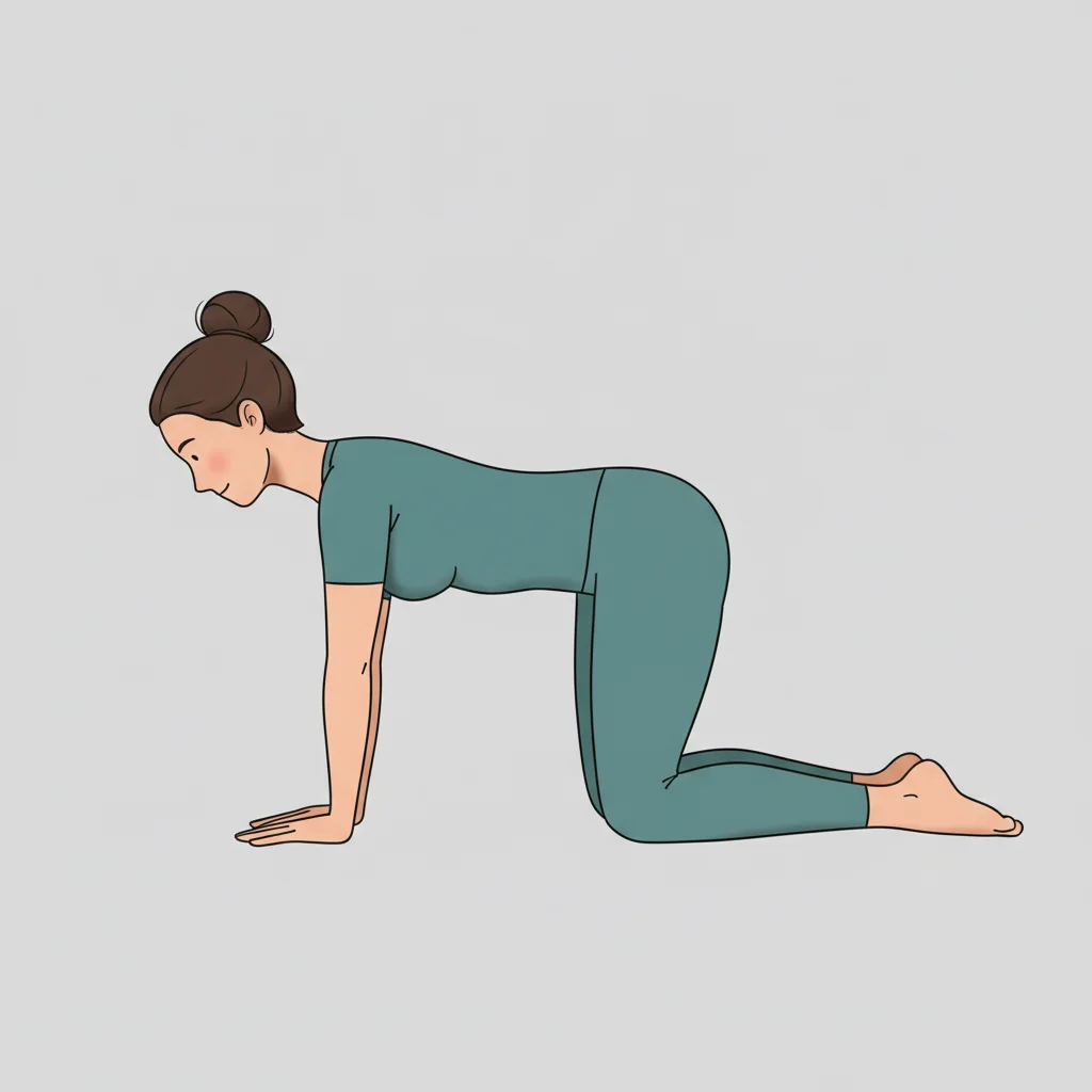 Tabletop Pose (Bharmanasana) yoga pose