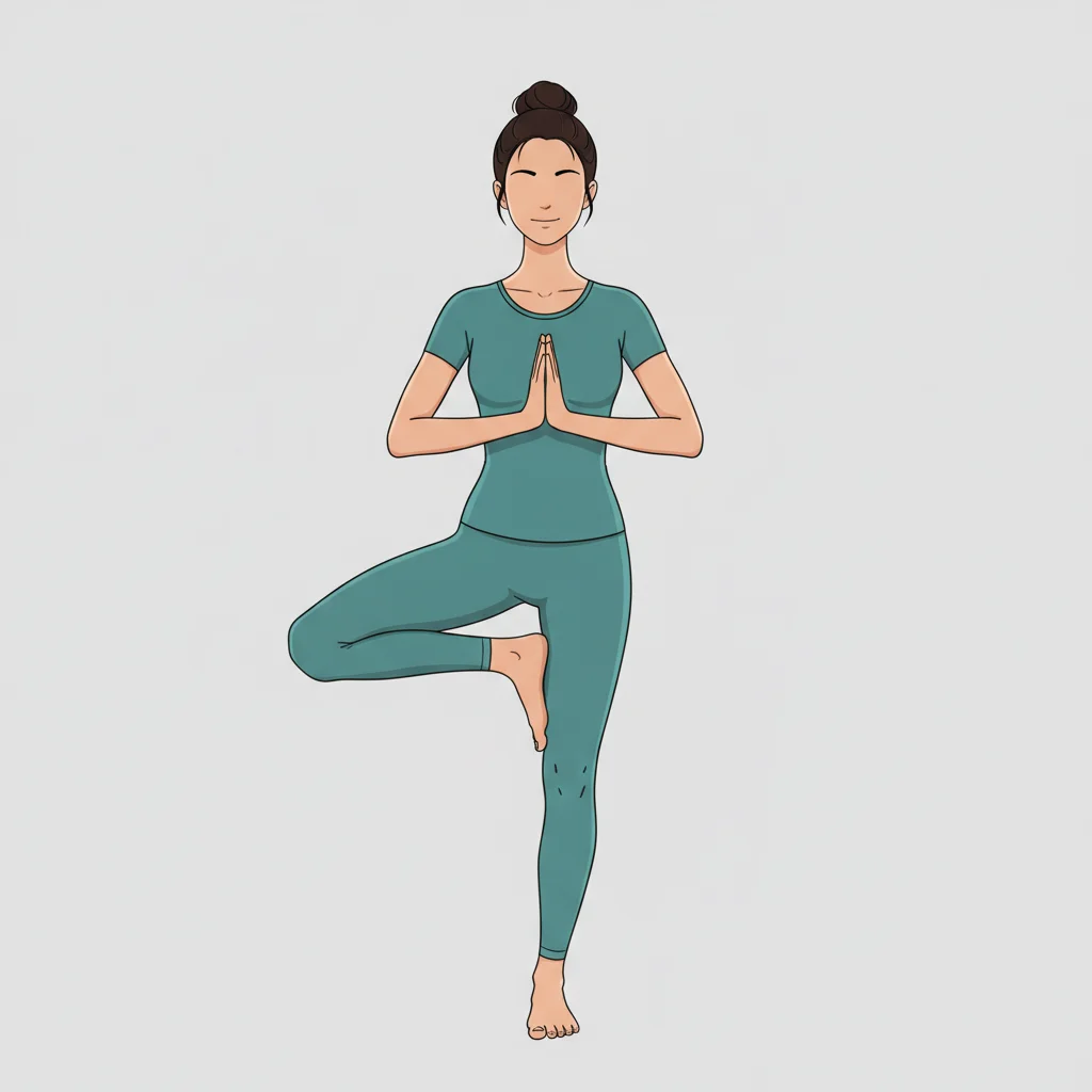 Tree Pose (Vrikshasana) yoga pose