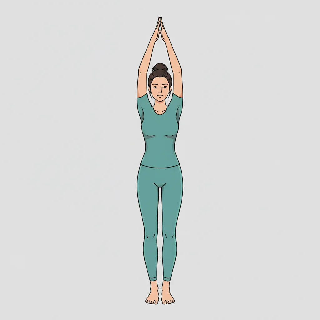 Upward Salute (Urdhva Hastasana) yoga pose