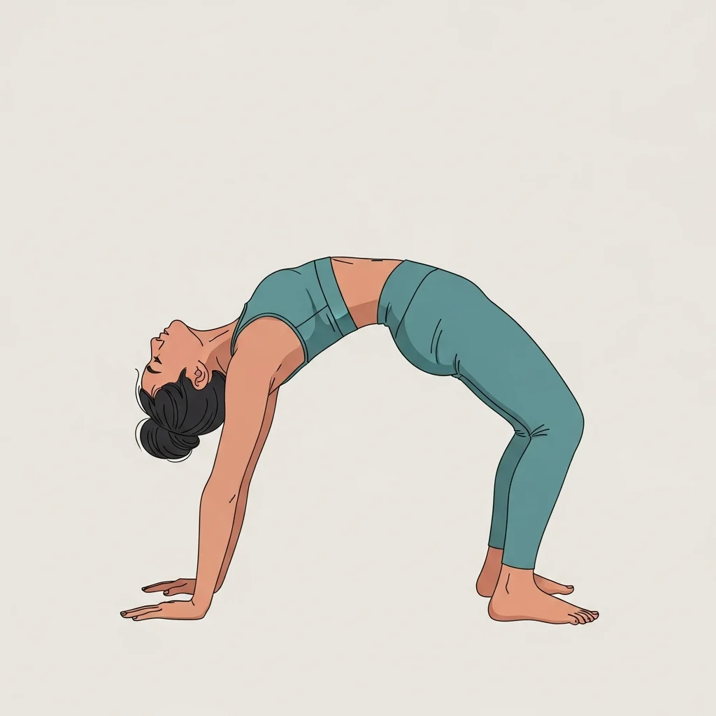 Wheel Pose (Urdhva Dhanurasana) yoga pose