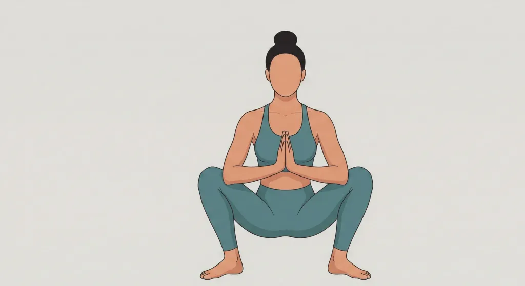Yogi Squat (Malasana) yoga pose
